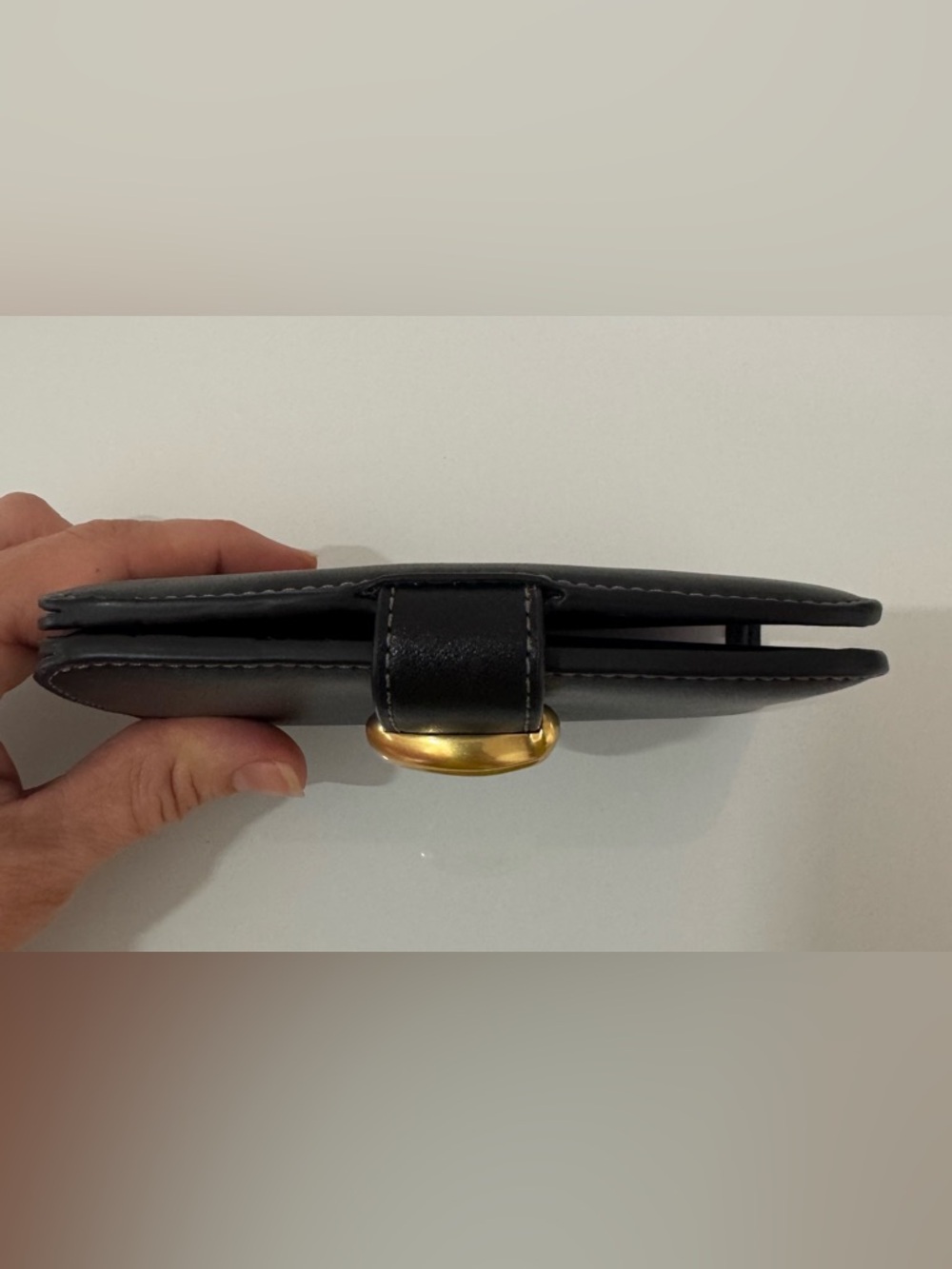 NWT COACH Tabby Wallet in Black Leather with Gold Hardware - Picture 4 of 11